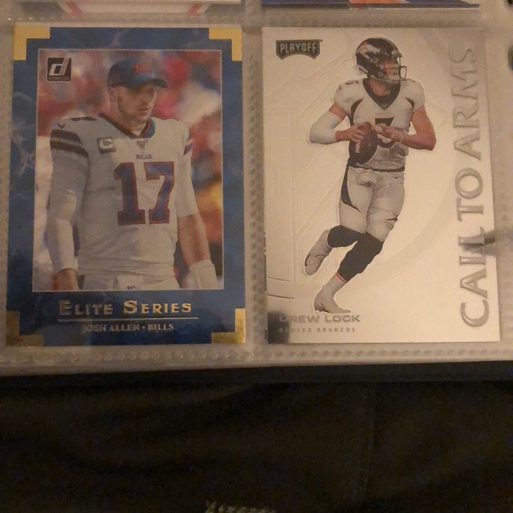Josh Allen and Drew Lock Card Bundle
